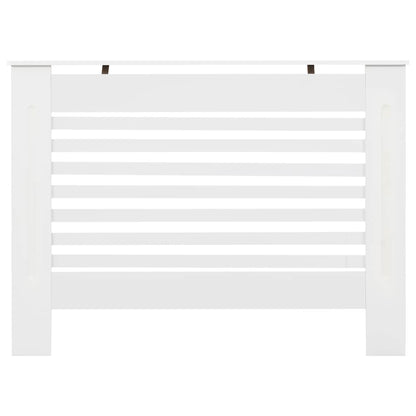 Radiator Cover White 112x19x81.5 cm MDF