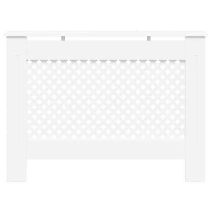 Radiator Cover White 112x19x81.5 cm MDF