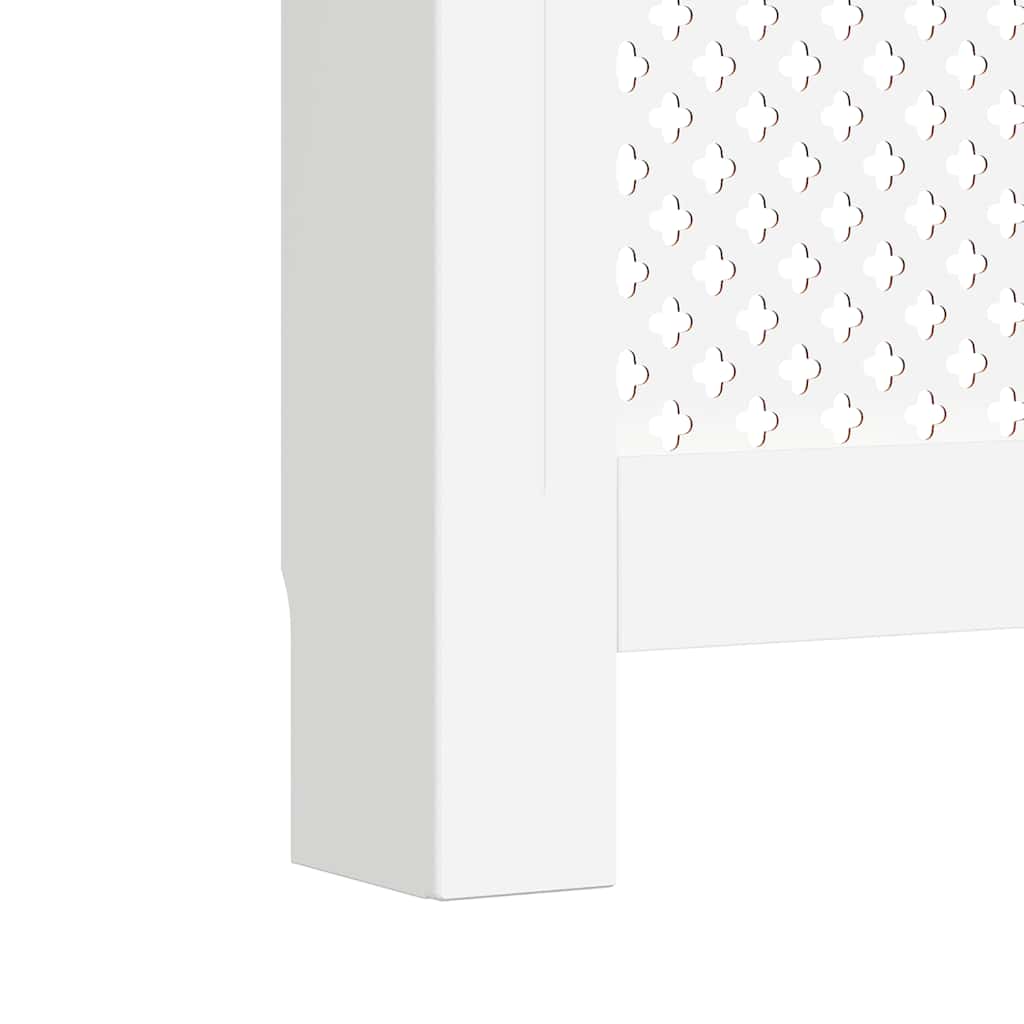 Radiator Cover White 112x19x81.5 cm MDF