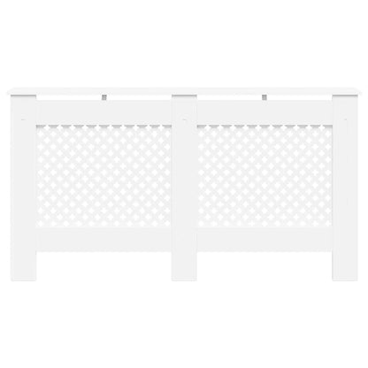 Radiator Cover White 152x19x81.5 cm MDF