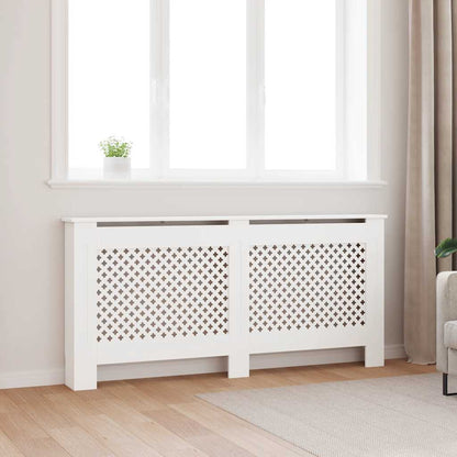 Radiator Cover White 172x19x81.5 cm MDF