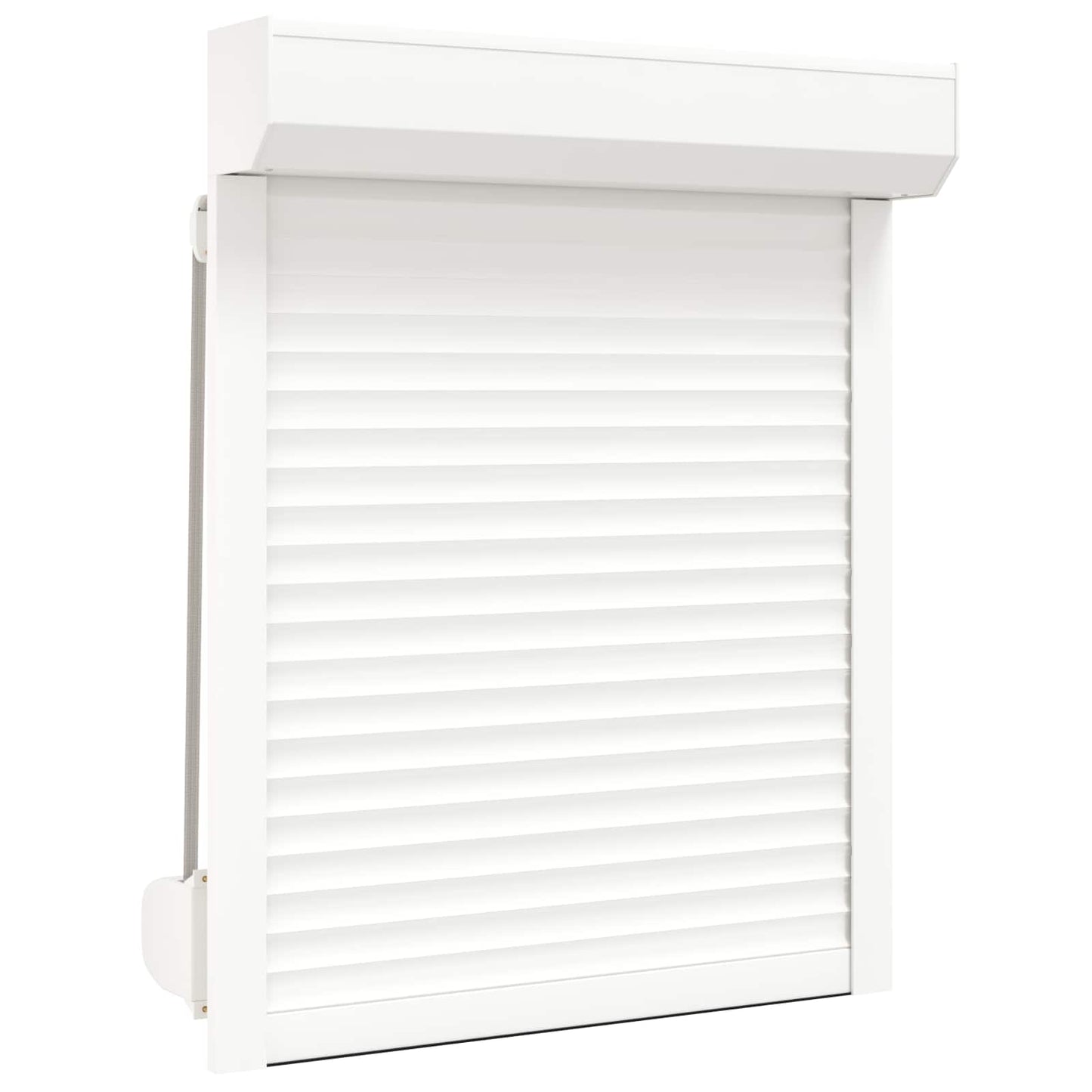 Roller Shutter White 70 x 100 cm Aluminium and Polyurethane