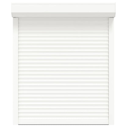 Roller Shutter White 100 x 120 cm Aluminium and Polyurethane