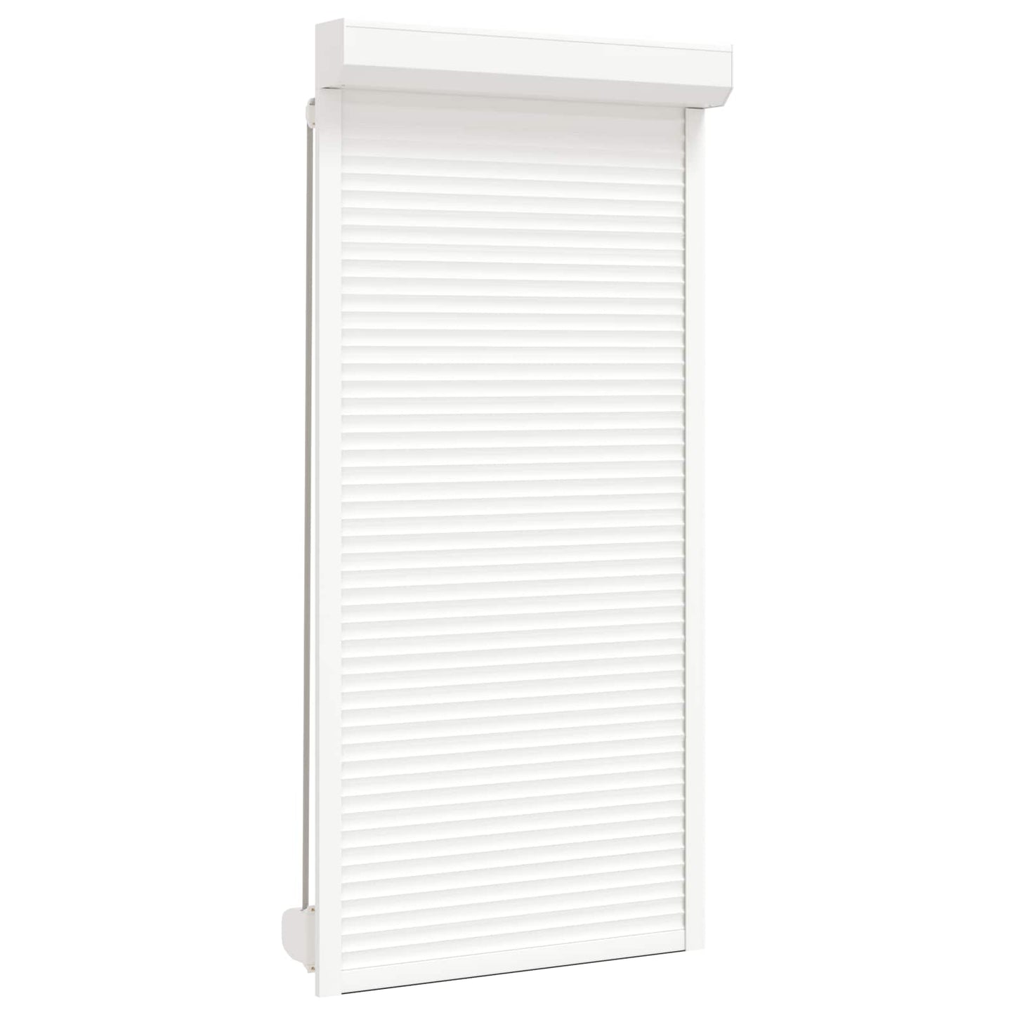 Roller Shutter White 100 x 210 cm Aluminium and Polyurethane