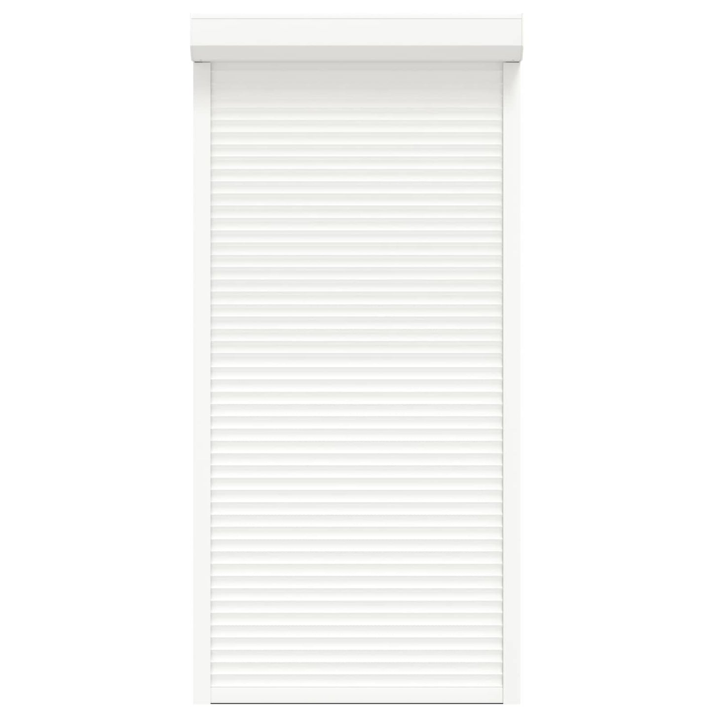 Roller Shutter White 100 x 210 cm Aluminium and Polyurethane