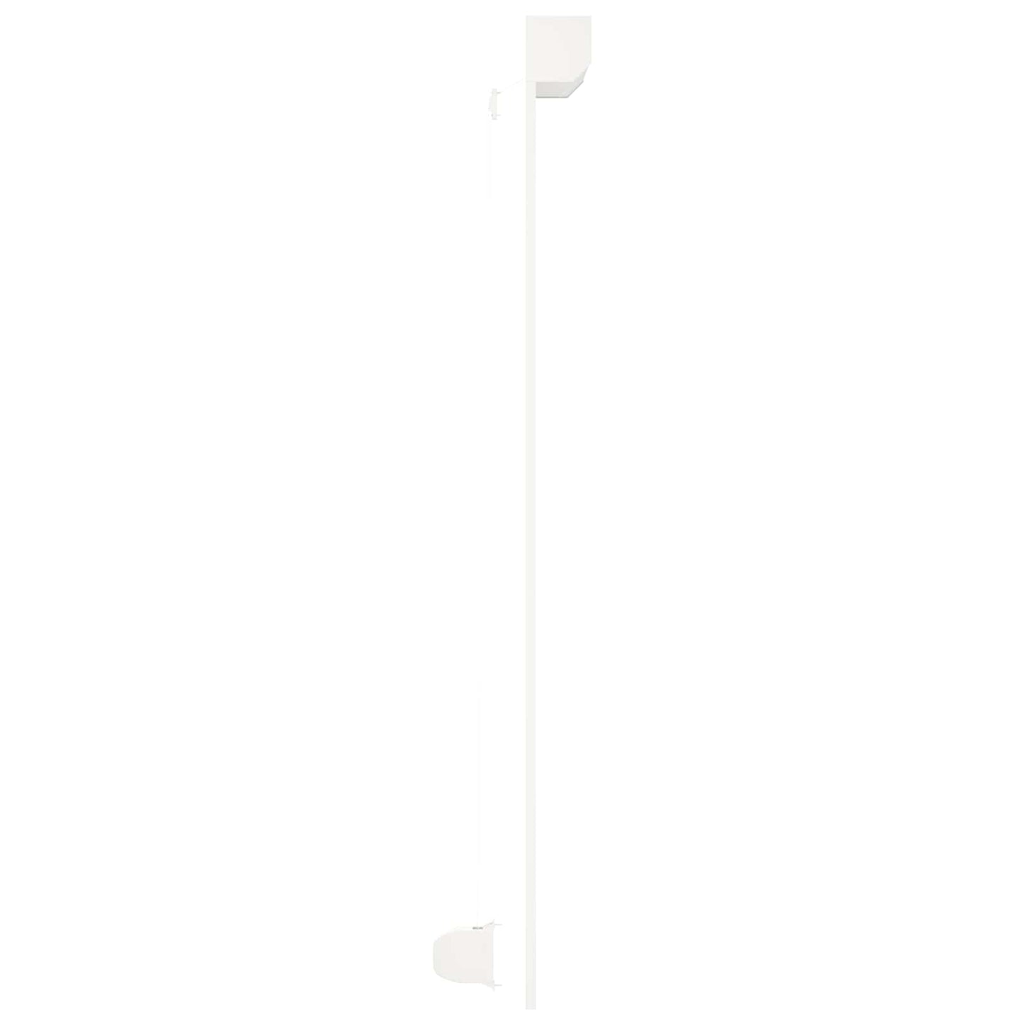 Roller Shutter White 100 x 210 cm Aluminium and Polyurethane