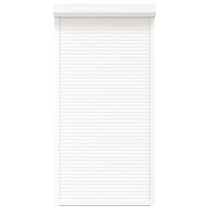 Roller Shutter White 110 x 220 cm Aluminium and Polyurethane