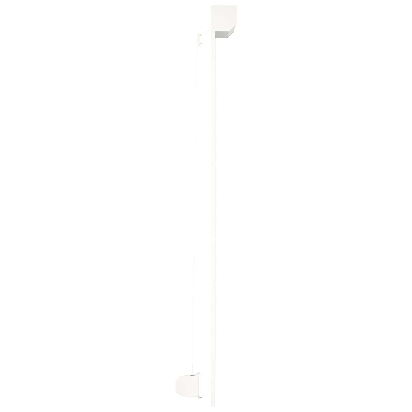 Roller Shutter White 110 x 220 cm Aluminium and Polyurethane