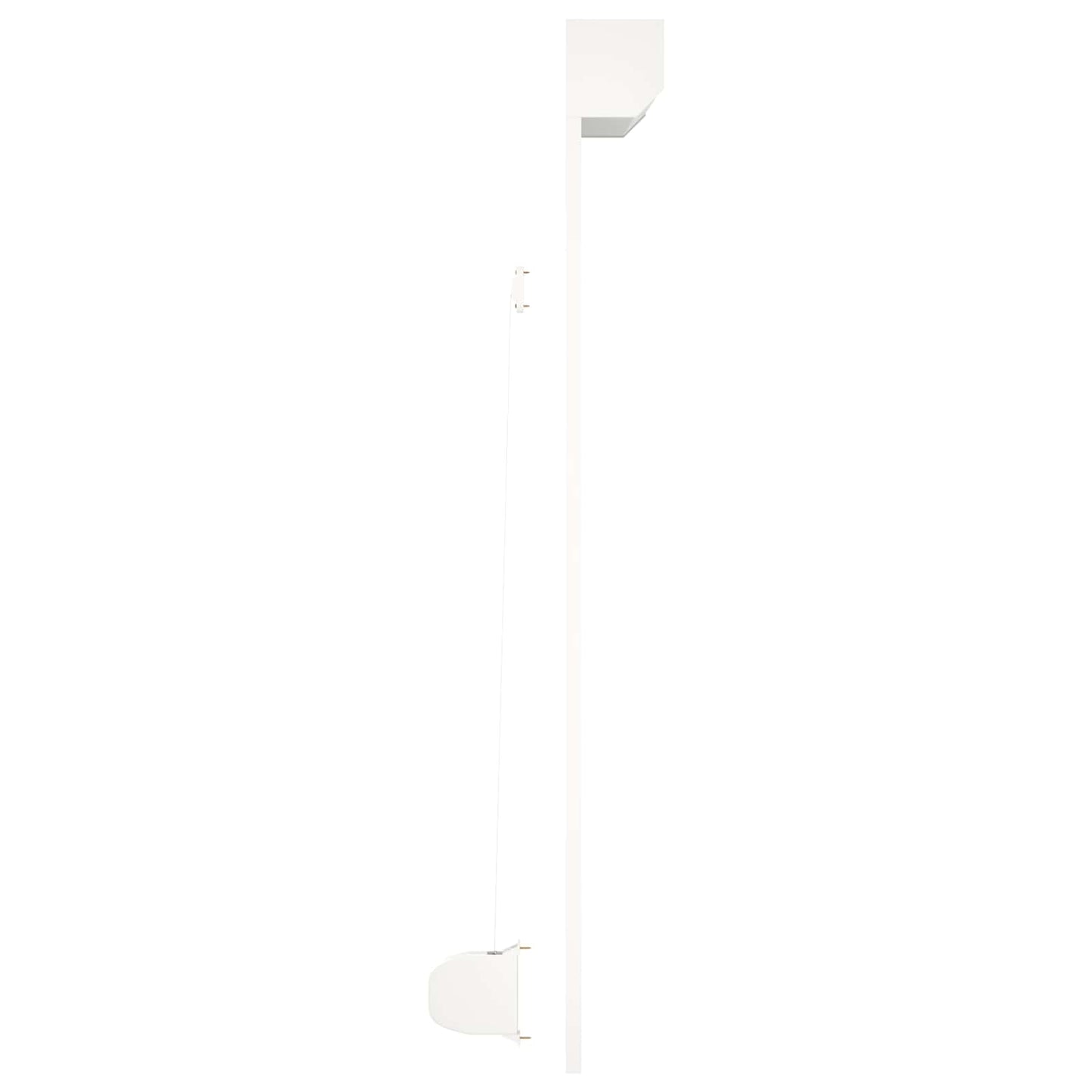 Roller Shutter White 120 x 150 cm Aluminium and Polyurethane
