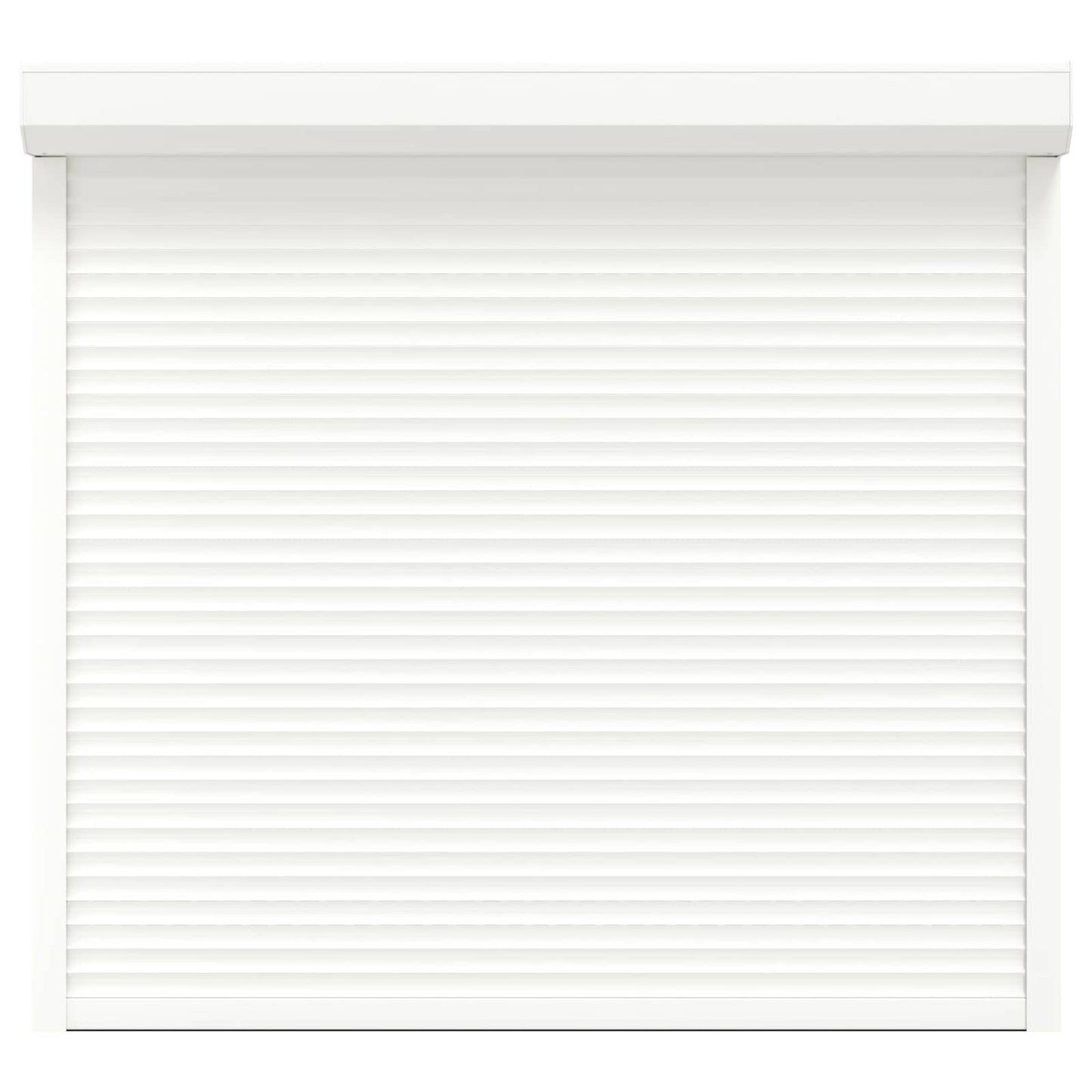 Roller Shutter White 160 x 150 cm Aluminium and Polyurethane