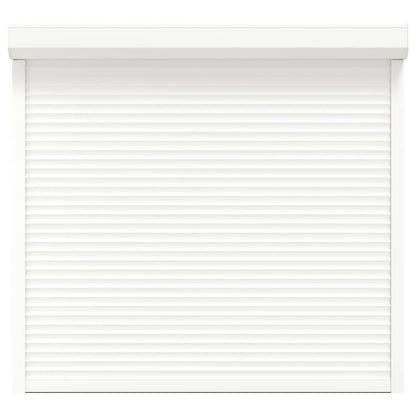 Roller Shutter White 160 x 150 cm Aluminium and Polyurethane