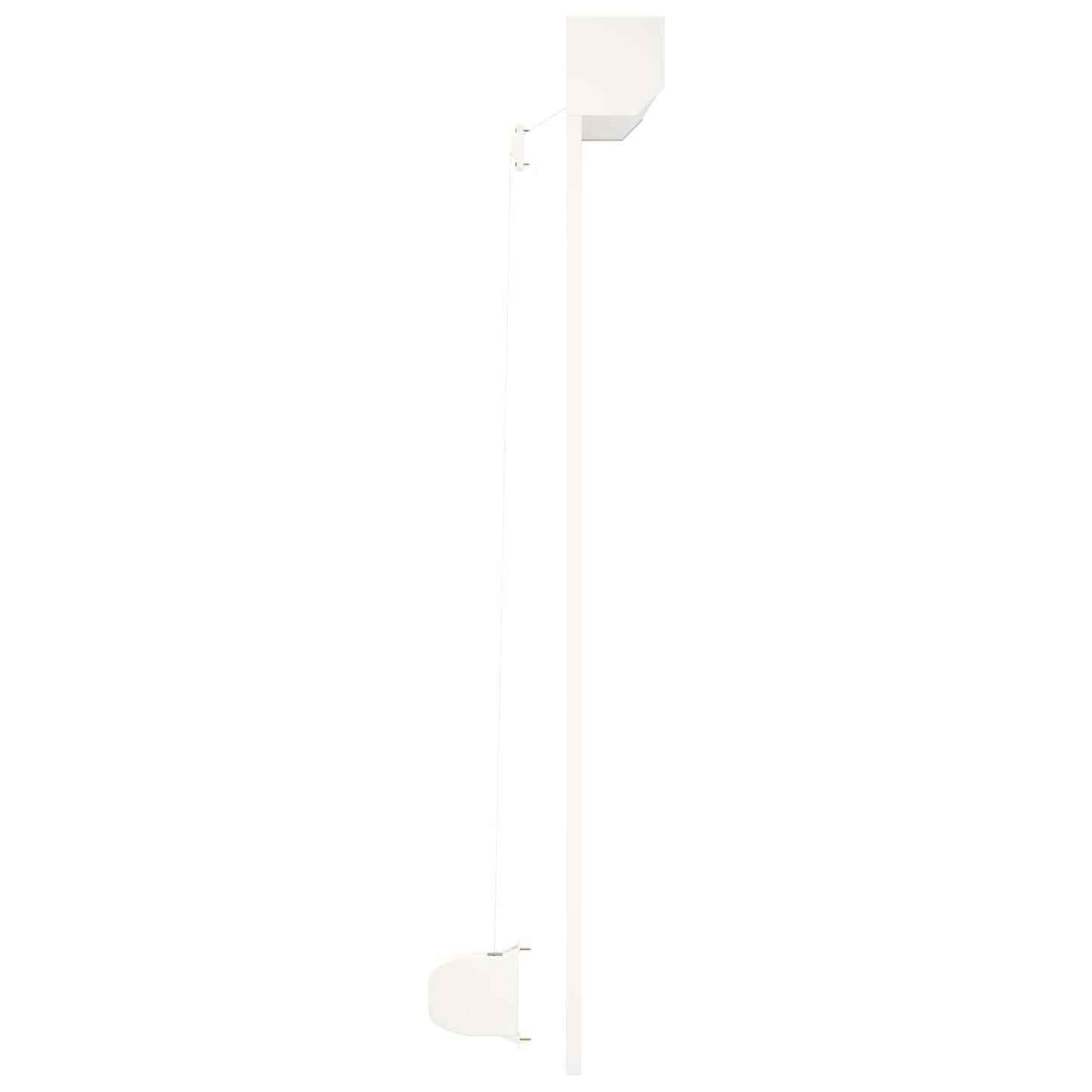Roller Shutter White 160 x 150 cm Aluminium and Polyurethane