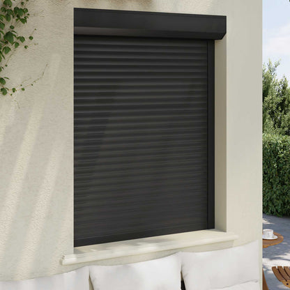 Roller Shutter Manual Anthracite 100 x 130 cm
