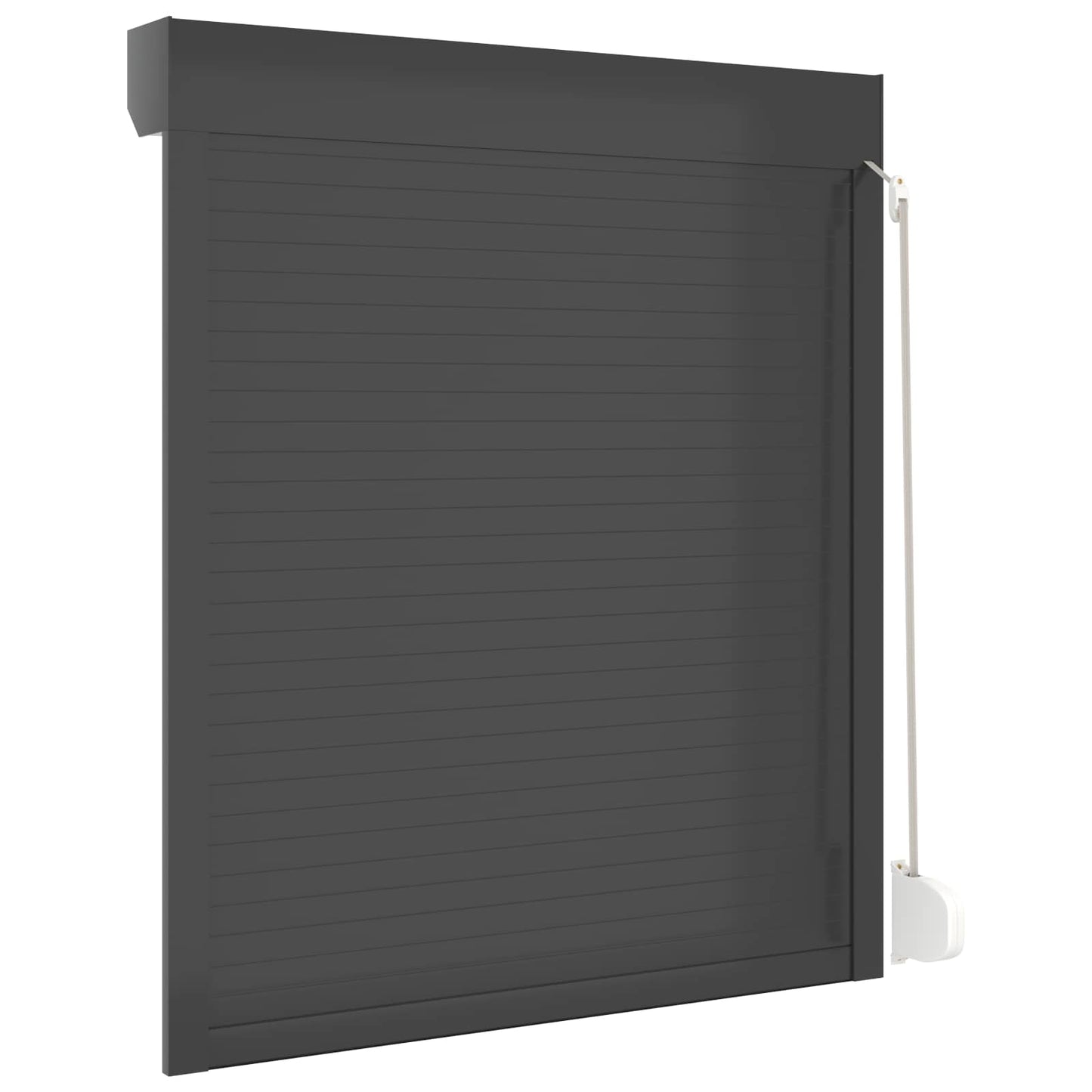 Roller Shutter Manual Anthracite 110 x 130 cm