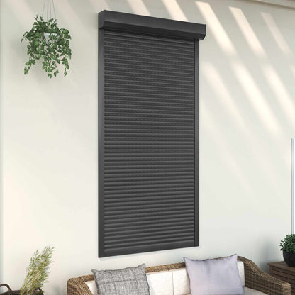 Roller Shutter Manual Anthracite 110 x 220 cm
