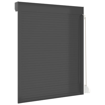 Roller Shutter Manual Anthracite 120 x 150 cm