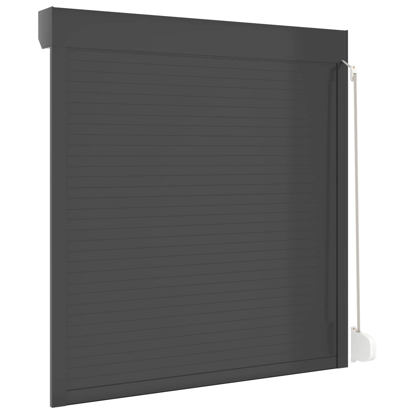Roller Shutter Manual Anthracite 130 x 140 cm