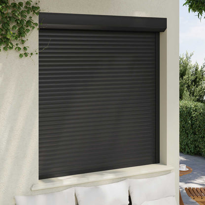 Roller Shutter Manual Anthracite 140 x 150 cm