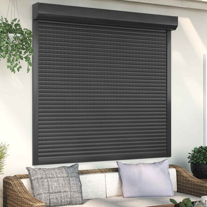 Roller Shutter Manual Anthracite 160 x 150 cm