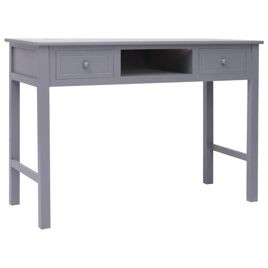 Desk | Grey | Paulownia wood, Poplar wood | Medium | Desk | Rectangular