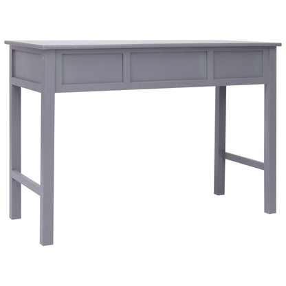 Writing Desk Grey 110x45x76 cm Wood