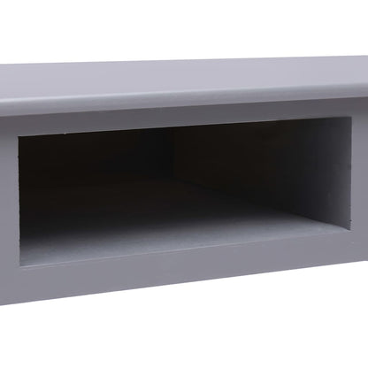 Writing Desk Grey 110x45x76 cm Wood
