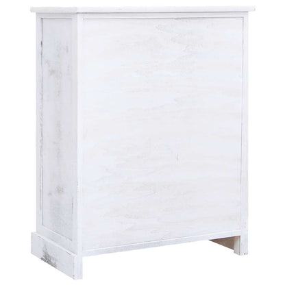 Drawer Cabinet | White | Paulownia wood | Medium | Drawer Cabinet