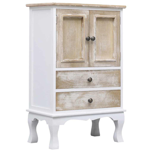 Drawer Cabinet | White | Paulownia wood | Medium | Drawer Cabinet