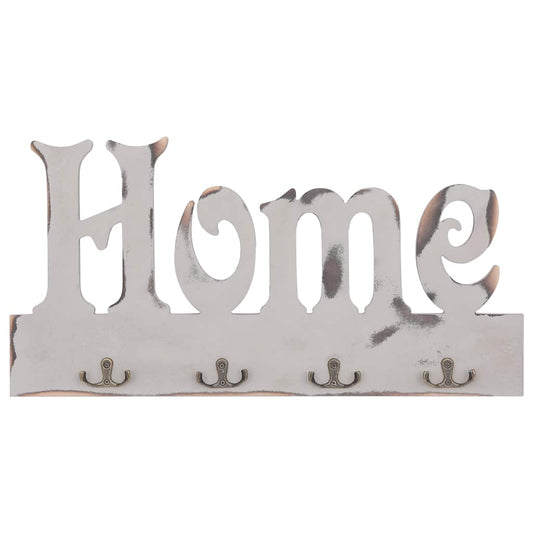 Coat Rack | Sleek White | MDF | Medium | Decorative Inlays | Coat Rack