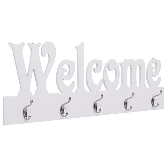 Coat Rack | White | MDF board | Medium | Coat Rack | Rectangular