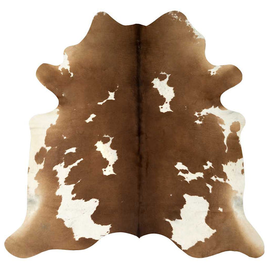 Rug | Brown and white | Real cowhide | 150x170 cm | Durable | Rug | Other