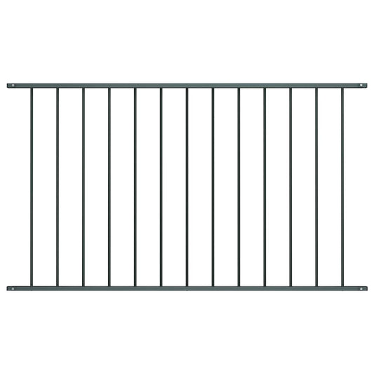 Fence Panel Woerden Powder-coated Steel 1.7x1 m Anthracite