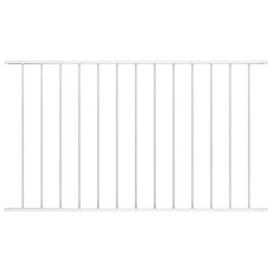 Fence Panel "Woerden" Powder-coated Steel 163x75 cmWhite