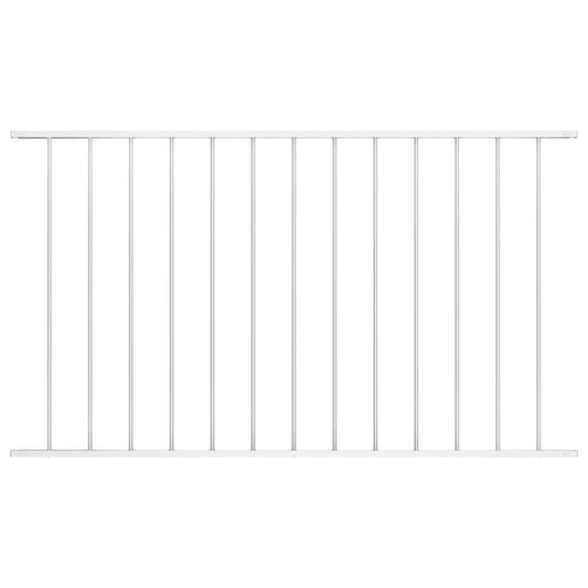 Fence Panel "Woerden" Powder-coated Steel 163x100 cmWhite