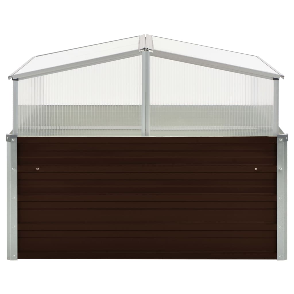 Greenhouse | Brown | Galvanised Steel, PC board | Large | Durable