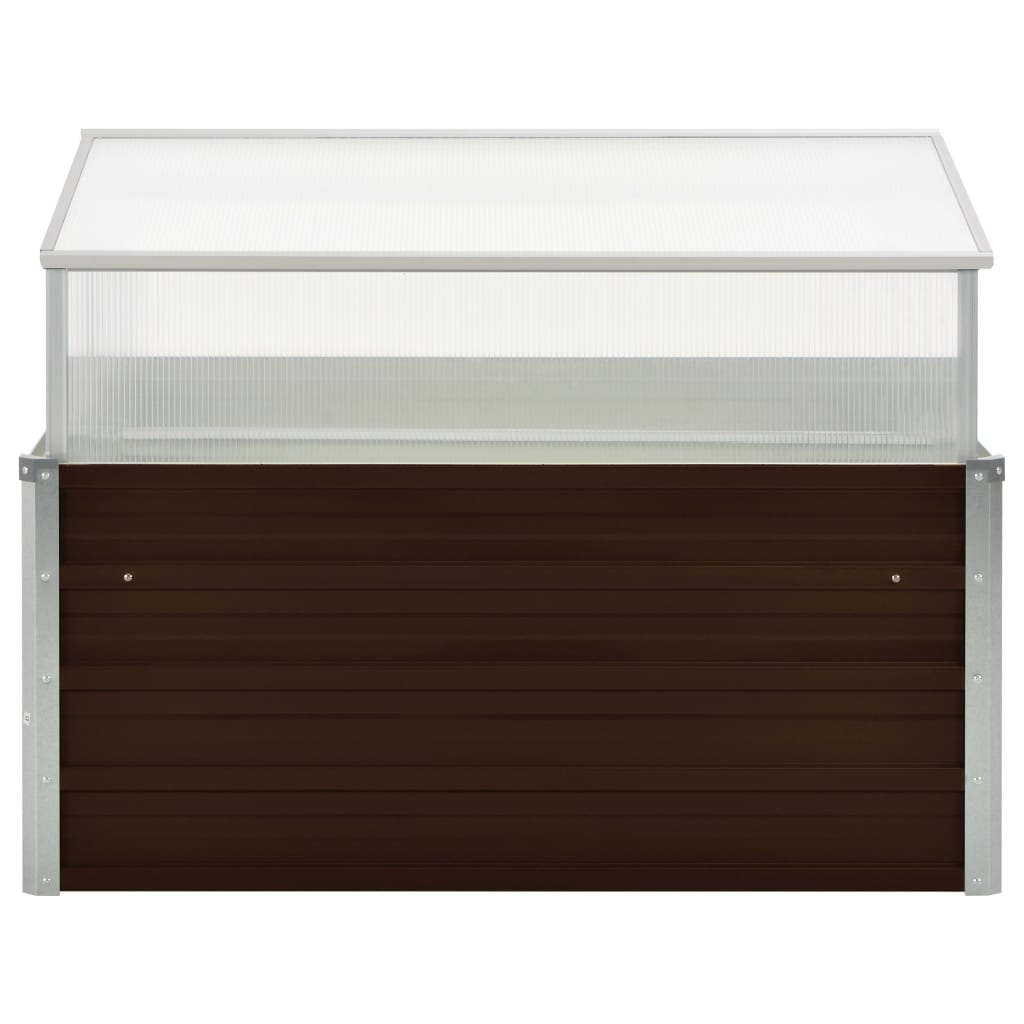 Greenhouse | Brown | Galvanised Steel, PC board | Large | Durable