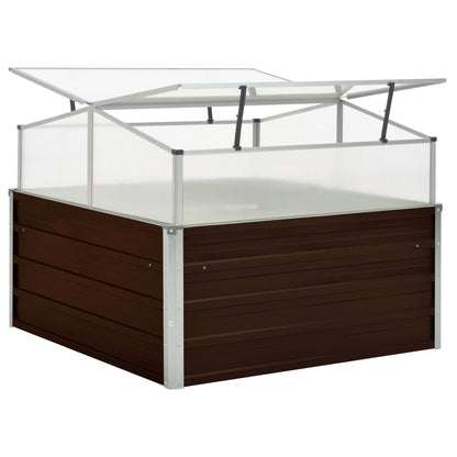 Greenhouse | Brown | Galvanised Steel, PC board | Large | Durable