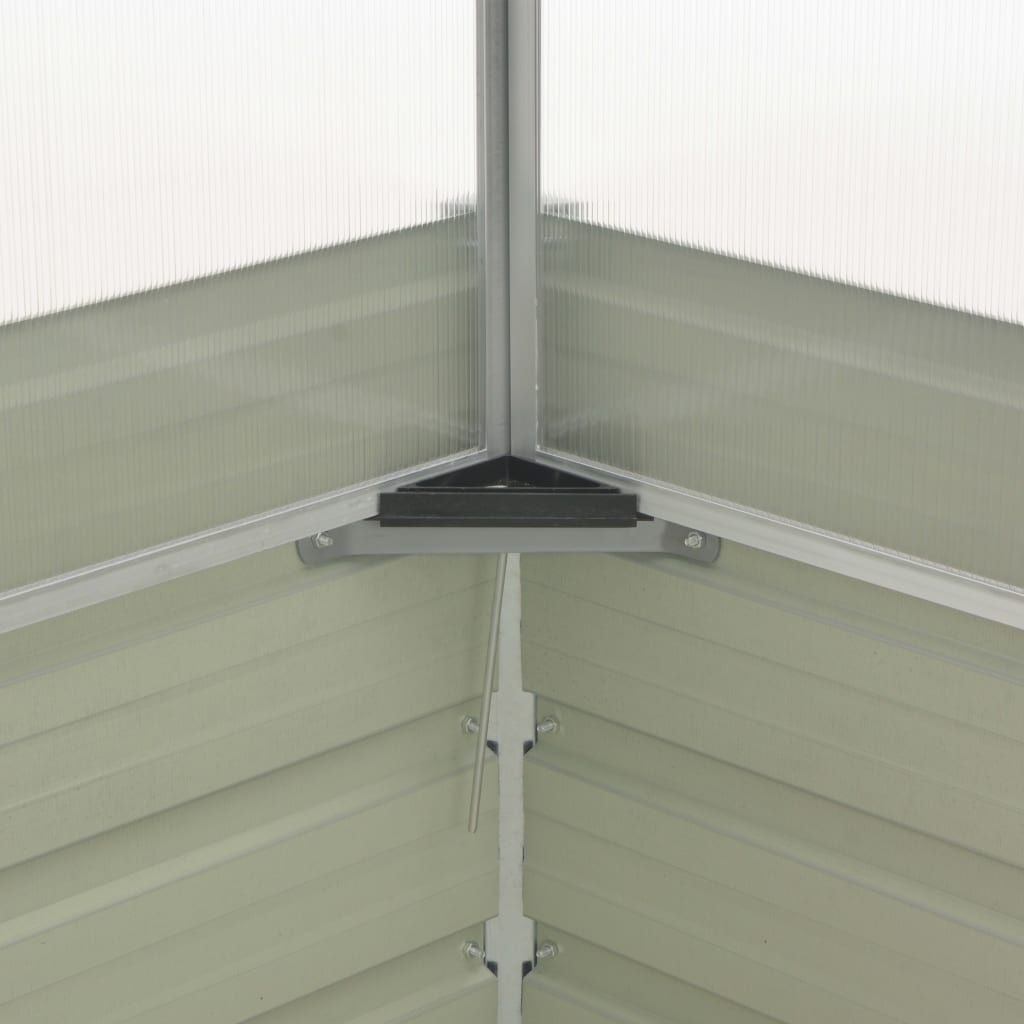 Greenhouse | Brown | Galvanised Steel, PC board | Large | Durable
