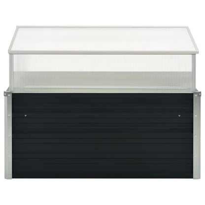 Greenhouse Anthracite 39.4"x39.4"x30.3" Galvanized Steel