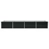 Garden Raised Bed Anthracite 320x80x45 cm Galvanised Steel