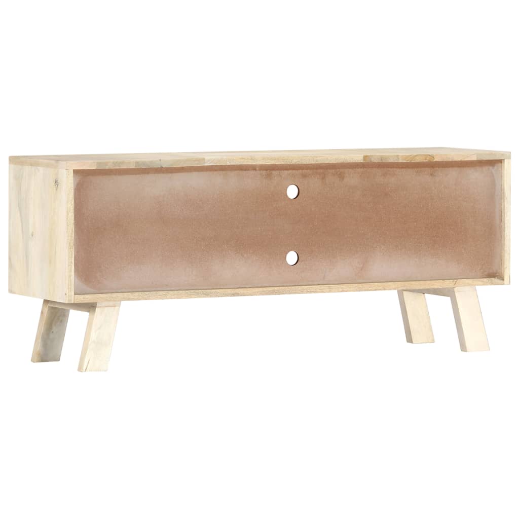 TV Cabinet 110x30x44 cm Solid Mango Wood