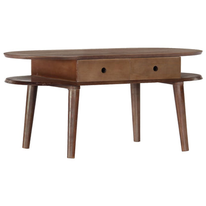 Coffee Table 100x50x46 cm Solid Acacia Wood