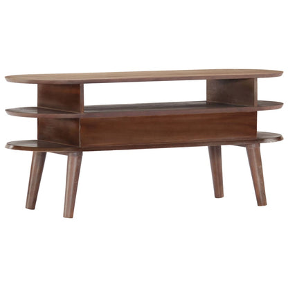 TV Cabinet 110x35x50 cm Solid Acacia Wood