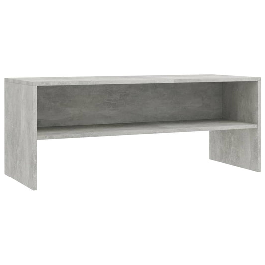 TV Cabinet | Concrete Grey | Engineered Wood | Medium | TV Cabinet