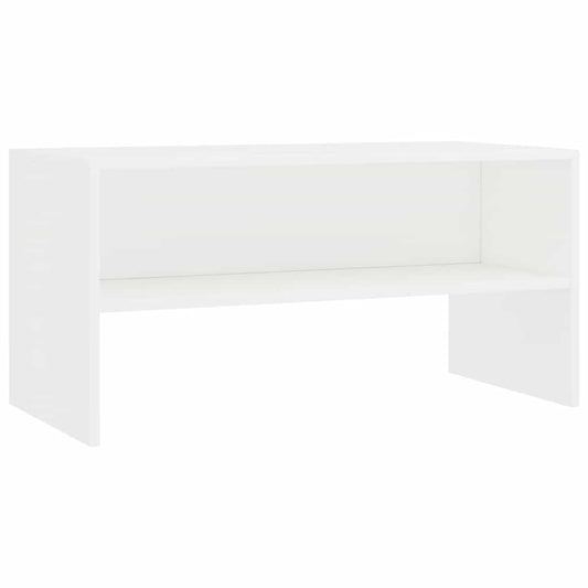 TV Cabinet | White | Engineered wood | Compact | TV Cabinet | Rectangular