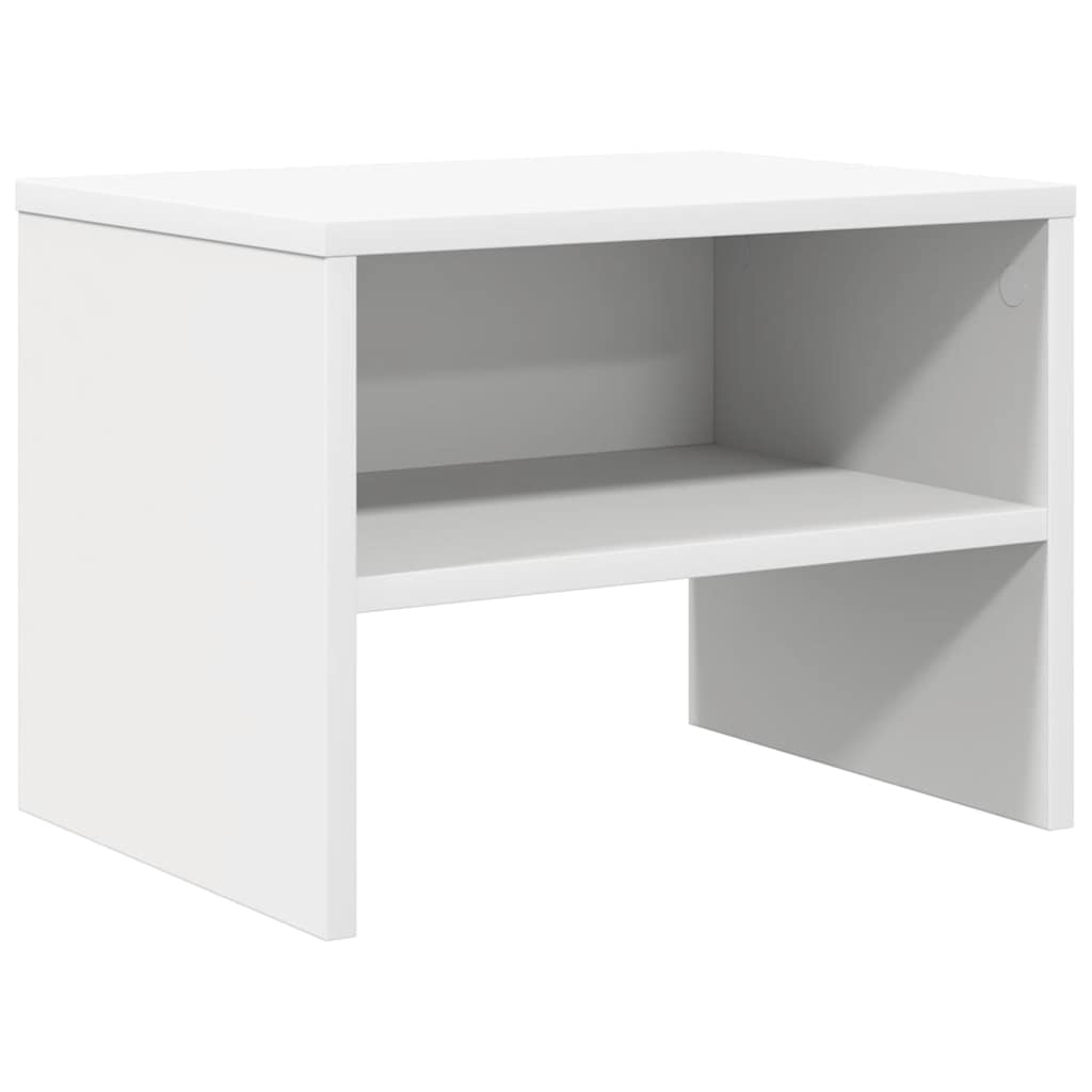 Bedside Cabinet | White | Engineered wood | Compact | Bedside Cabinet