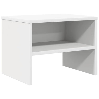 Bedside Cabinet | White | Engineered wood | Compact | Bedside Cabinet