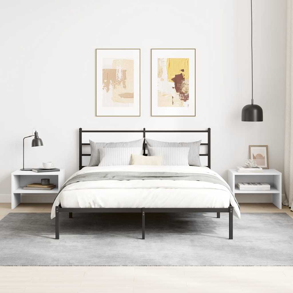 Bedside Cabinet | White | Engineered wood | Compact | Bedside Cabinet