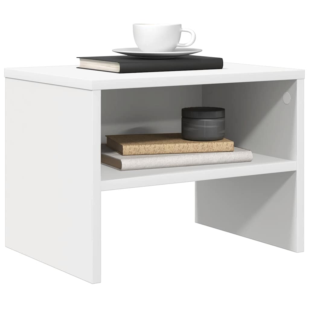 Bedside Cabinet | White | Engineered wood | Compact | Bedside Cabinet