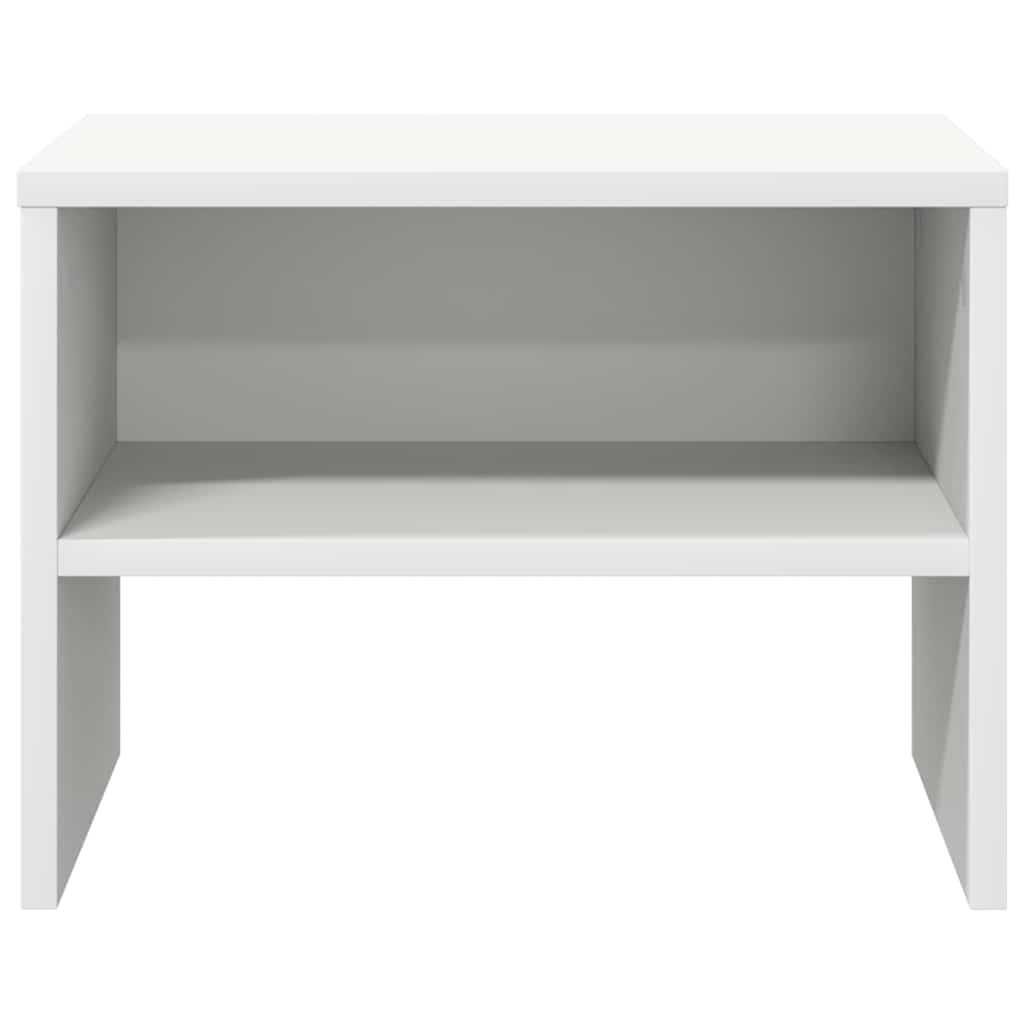 Bedside Cabinet | White | Engineered wood | Compact | Bedside Cabinet